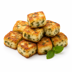 Gluten Free Mint Halloumi Bites