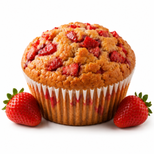 Keto Strawberry Swirl Muffins