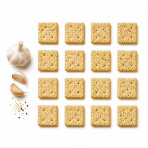 كراكرز ثوم خالى من الجلوتين