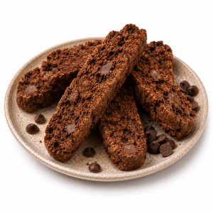 Dark Chocolate Almond Biscotti